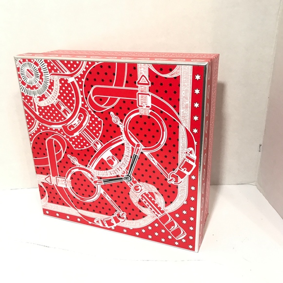 HERMES Empty Gift Box large and medium Holiday wit - Picture 3 of 8